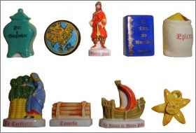 Collection de fèves en porcelaine – feve epiphanie Marco Polo – Fèves de  l'aventurier Marco Polo