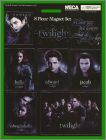 Twilight  - 1 Planche de 8 magnets Neca  2008