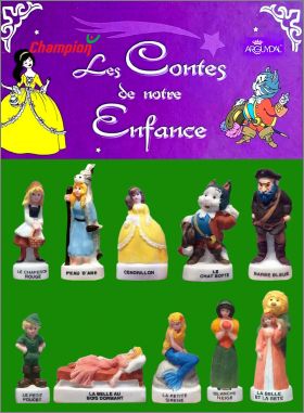 Complete set of 8 feves Contes de notre enfance I - Fabofolie's.com